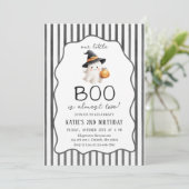 リトルブー ハロウィン おばけ 2歳の誕生日 招待状 (スタンド正面)