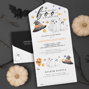 リトルブー ハロウィン おむつくじ オールインワン招待状