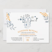 リトルブー ハロウィン ジェンダー発表 招待状 (正面)