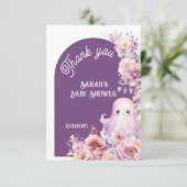 リトルブー ハロウィン スプーキーベイビーシャワー サンクス カード (スタンド正面)