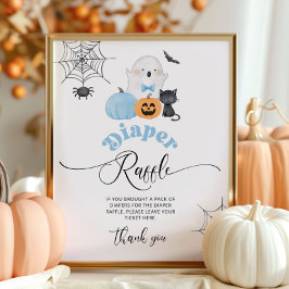リトルブー ハロウィン ブルー おむつくじ ポスター