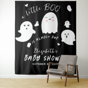 リトルブー ハロウィン ベイビーシャワーのお知らせ タペストリー