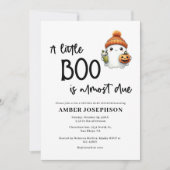 リトルブー ハロウィン ベイビーシャワー 間もなく開催 招待状 (正面)