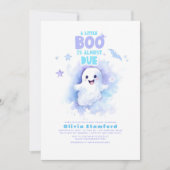 リトルブー ハロウィン ベイビーシャワー 間近です 招待状 (正面)