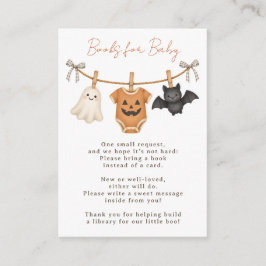 リトルブー ハロウィン ベビーシャワー Babyのための本 エンクロージャーカード