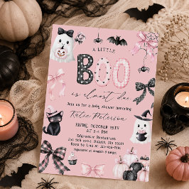 リトルブー ハロウィン 女の子 ベビーシャワー 招待状