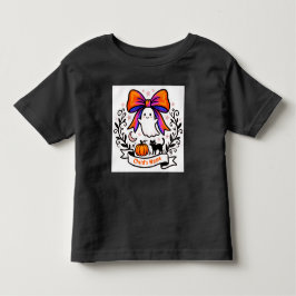 リトルブー ビッグアティチュード パーソナライズド キッズハロウィン トドラーTシャツ