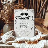 リトルブー ミニマル ゴシック ハロウィン ベイビー シャワー 招待状