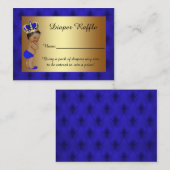 リトルプリンスおむつラッフルチケット エンクロージャーカード (正面/裏面)