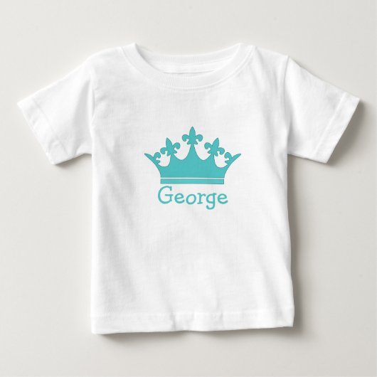 リトルプリンスア王室のベビー ベビーTシャツ (正面)