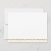 リトルプリンスサンキューカードブルーフェイクグリッター サンキューカード (裏面)