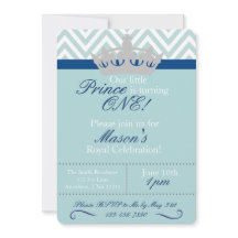 リトルプリンスファースト誕生日招待状
