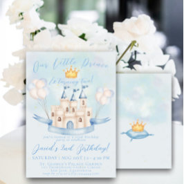 リトルプリンスフェアリーテールゴールドクラウン2歳の誕生日 招待状
