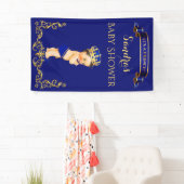 リトルプリンスブルー王室の金ゴールドクラウン 横断幕 (インサイチュ)