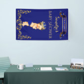 リトルプリンスブルー王室の金ゴールドクラウン 横断幕 (トレードショー)