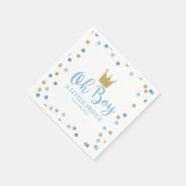 リトルプリンスベビーシャワーベビーシャワーパーティーナプキン スタンダードカクテルナプキン (角)