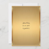 リトルプリンスベビーシャワー招待状、トレンディー、シック。 招待状 (裏面)