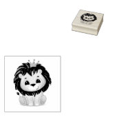 リトルプリンスライオンボーイ赤ちゃんシャワー ラバースタンプ (押印)