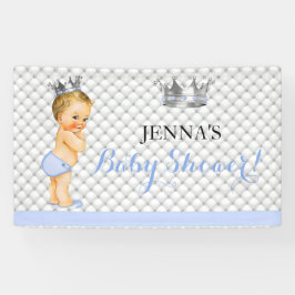 リトルプリンスヴィンテージ男の赤ちゃんクラウン 横断幕