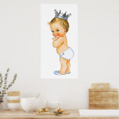 リトルプリンス男の赤ちゃんシャワー ポスター (キッチン)
