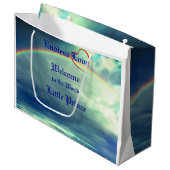 リトルプリンス男の赤ちゃん抱き枕 ラージペーパーバッグ (正面アングル)