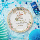 リトルプリンセスおとぎ話の城ガールベイビーシャワー ペーパープレート (パーティー)