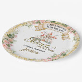 リトルプリンセスおとぎ話の城ガールベイビーシャワー ペーパープレート (アングル)