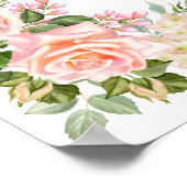 リトルプリンセスおとぎ話の城ガールベイビーシャワー ポスター (角)