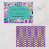 リトルプリンセスおむつくじチケット、ジュエリー エンクロージャーカード (正面/裏面)