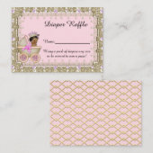 リトルプリンセスおむつくじチケット、ベビーカー エンクロージャーカード (正面/裏面)