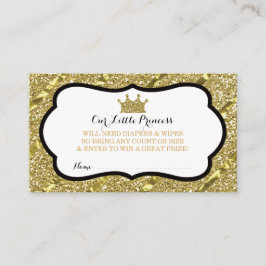 リトルプリンセスおむつくじチケット, 偽のグリッター エンクロージャーカード