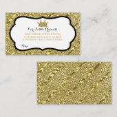 リトルプリンセスおむつくじチケット, 偽のグリッター エンクロージャーカード (正面/裏面)