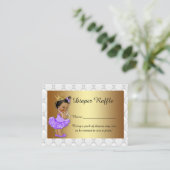 リトルプリンセスおむつラッフルチケット、バレリーナ3 エンクロージャーカード (スタンド正面)