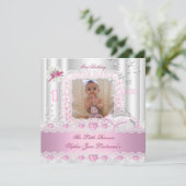 リトルプリンセスの最初の誕生日パーティーの写真2 招待状 (スタンド正面)