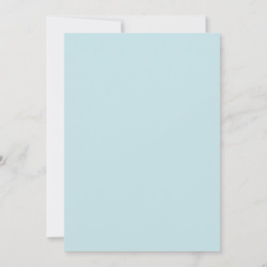 リトルプリンセスアイスキャッスルクラウンウィンター誕生日 招待状 (裏面)