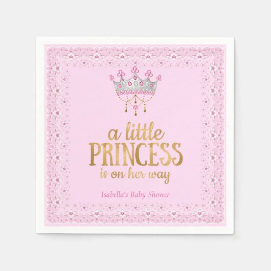 リトルプリンセスオンザウェイピンク金ゴールドティアラパーティー (正面)