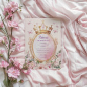 リトルプリンセスキッドの誕生日予算招待状 招待状