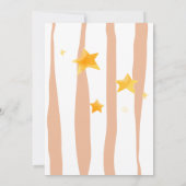 リトルプリンセスシンプルかわいいフォトバースデーパーティー 招待状 (裏面)