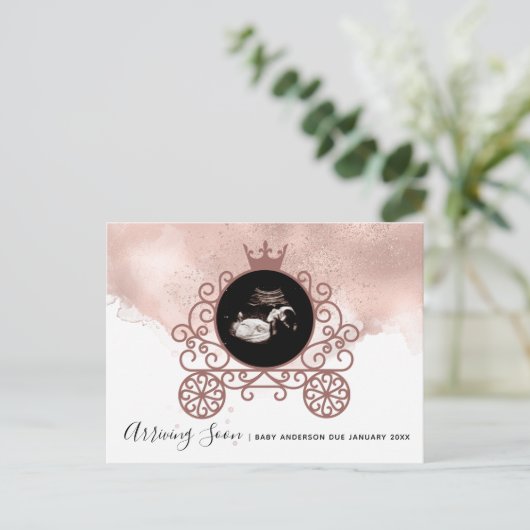 リトルプリンセスソノグラム妊娠発表 シーズンポストカード (スタンド正面)