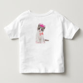 リトルプリンセスビッグシスター トドラーTシャツ (裏面)