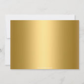 リトルプリンセスファースト誕生日招待状 招待状 (裏面)