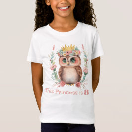リトルプリンセスフクロウ八誕生日 Tシャツ