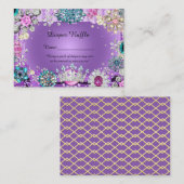 リトルプリンセスプリンスおむつラッフルチケット、purpl エンクロージャーカード (正面/裏面)
