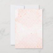 リトルプリンセスベアーガールベビーシャワー サンキューカード (裏面)