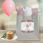 リトルプリンセスベアーリーウェイガールベビーシャワー スクエアシール