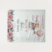 リトルプリンセスベアーリーウェイガールベビーシャワー タペストリー (正面(横))