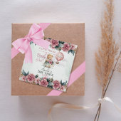 リトルプリンセスベアーリーウェイガールベビーシャワー フェイバータグ