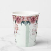 リトルプリンセスベアーリーウェイガールベビーシャワー 紙コップ (右)