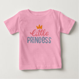 リトルプリンセスベイビーファインジェージTシャツ ベビーTシャツ