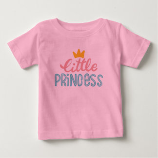 リトルプリンセスベイビーファインジェージTシャツ ベビーTシャツ